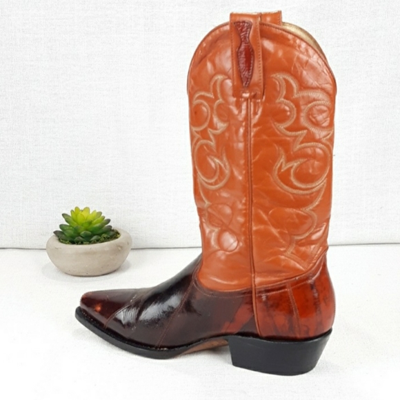 DOS DE ORO COWBOY BOOTS - Picture 2 of 16